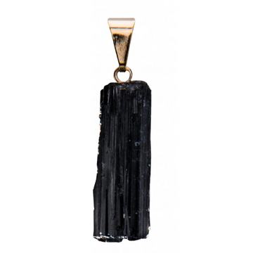 TOURMALINE PENDANT TOP PLATED