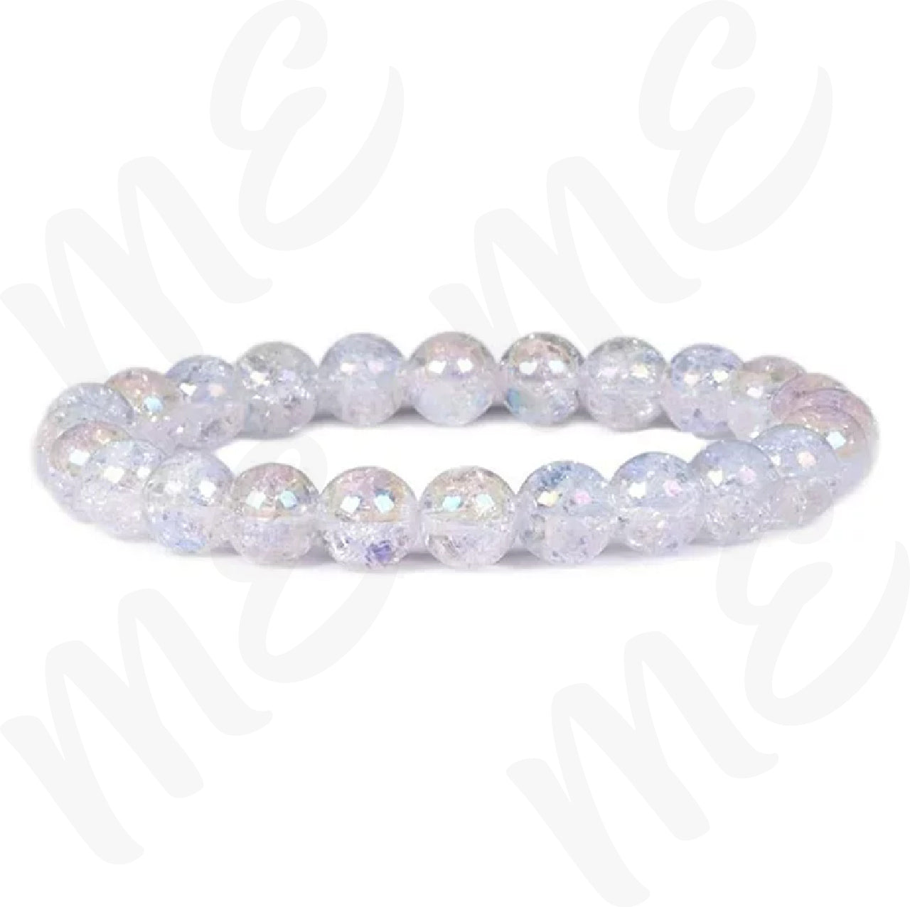 Crackle Clear Quartz 8mm