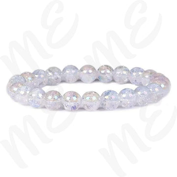 Crackle Clear Quartz 8mm