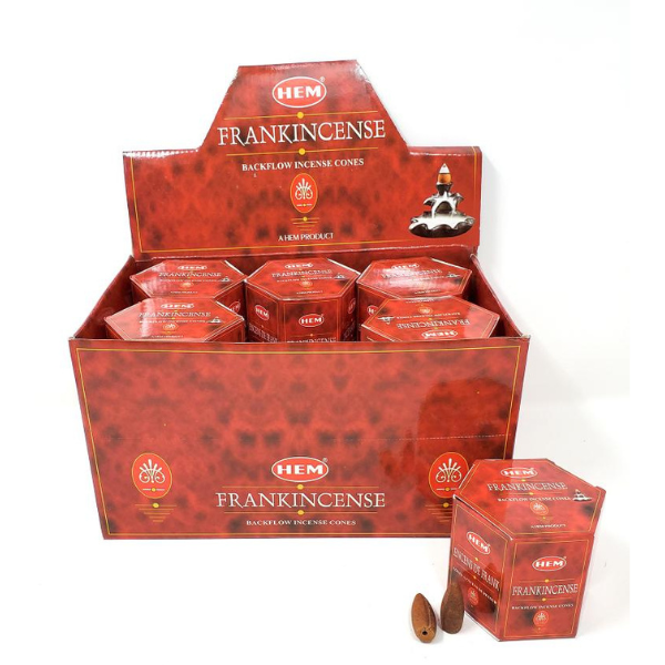 HEM BACKFLOW Cones - FRANKINCENSE                               (40 cones each pack)