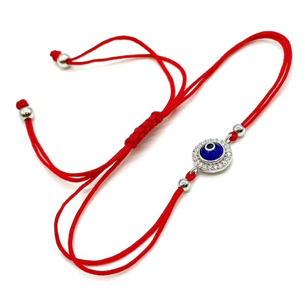 925 Sterling Silver Red String Bracelet