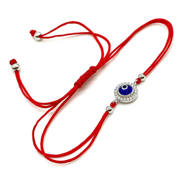 925 Sterling Silver Red String Bracelet